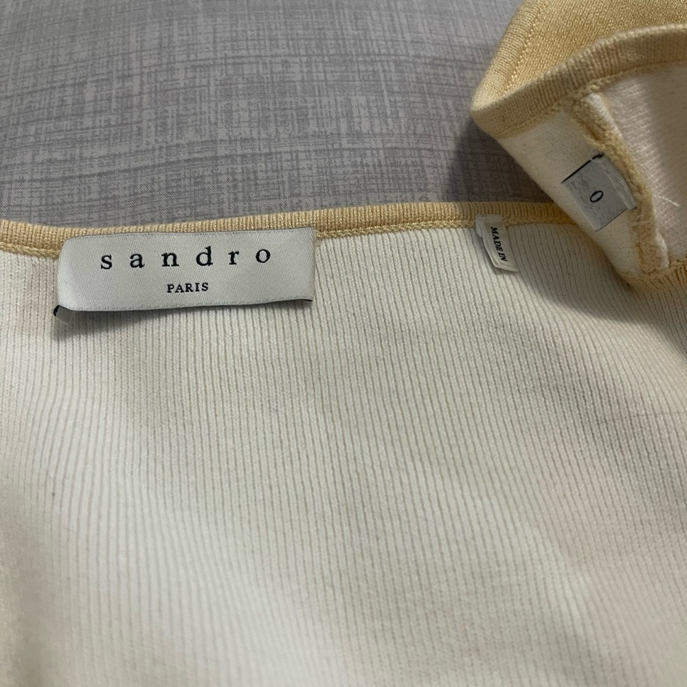 Sandro Knit Crop Top XS - Picture 3 of 3